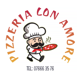 Pizzeria Con Amore logo.